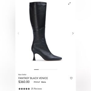 Tony Bianco fantasy black Venice boots